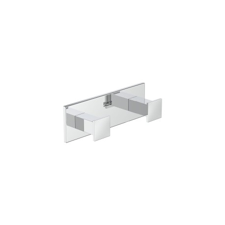 PERCHA DOBLE BAÑO HOTELS SQUARE CROMADO ROCA A817602C00