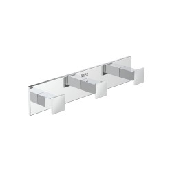 PERCHA TRIPLE BAÑO HOTELS SQUARE CROMADO ROCA A817603C00