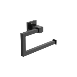 TOALLERO DE ANILLA BAÑO NEGRO MATE HOTELS SQUARE ROCA A817610C40
