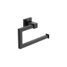 TOALLERO DE ANILLA BAÑO NEGRO MATE HOTELS SQUARE ROCA A817610C40