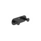 PERCHA DOBLE BAÑO HOTELS ROUND NEGRO MATE ROCA A817571C40