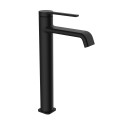 GRIFO MONOMANDO LAVABO 230 CAÑO ALTO VELVET CLEVER NEGRO MATE 61939