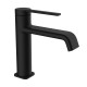 GRIFO MONOMANDO LAVABO 105 VELVET CLEVER NEGRO MATE 61936