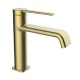 GRIFO MONOMANDO LAVABO 105 VELVET CLEVER ORO CEPILLADO 61938