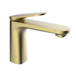 GRIFO MONOMANDO LAVABO 100 VELVET III CLEVER ORO CEPILLADO 61950