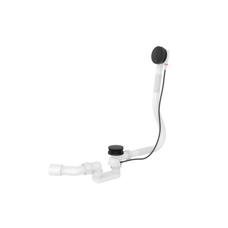 DESAGUE AUTOMATICO PARA BAÑERA NEGRO MATE CON SIFON AQUA ROCA A5064046NB