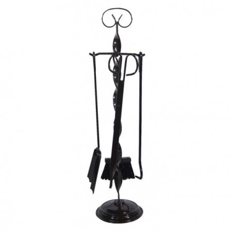 JUEGO CHIMENEA 4 ACCESORIOS RUSTIC FLORES CORTES BENITO