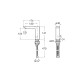 GRIFO LAVABO ELECTRONICO CONEXION RED CALA-E ROCA A5A556EC00