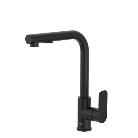 GRIFO MONOMANDO COCINA NEGRO MATE CALA ROCA A5A856ENB0