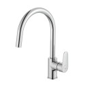 GRIFO COCINA MONOMANDO MANETA LATERAL CROMADO VICTORIA PLUS ROCA A5A844FC00