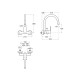 GRIFO MONOMANDO COCINA PARED VICTORIA PLUS ROCA A5A764FC00