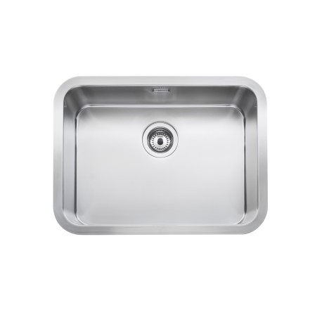 FREGADERO ROCA UNA CUBETA ACERO INOXIDABLE BERLIN PLUS 55