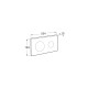PLACA ACCIONAMIENTO PL10 DUAL NEGRO TITANIO ROCA A8901890CN