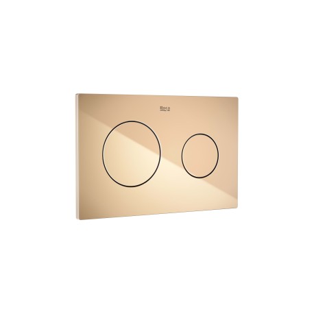 PLACA ACCIONAMIENTO PL10 DUAL ORO ROSADO ROCA A8901890RG
