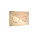 PLACA ACCIONAMIENTO PL10 DUAL ORO ROSADO ROCA A8901890RG
