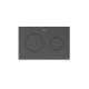 PLACA ACCIONAMIENTO PL10 DUAL NEGRO TITANIO CEPILLADO ROCA A8901890NM