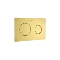PLACA ACCIONAMIENTO PL10 DUAL ORO CEPILLADO ROCA A8901890VA