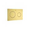 PLACA ACCIONAMIENTO PL10 DUAL ORO CEPILLADO ROCA A8901890VA