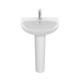 LAVABO VICTORIA PEDESTAL O SEMIPEDESTAL 560X460 ROCA A325V02000