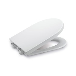 ASIENTO Y TAPA INODORO ROCA HAPPENING caida amortiguada blanco a801562004