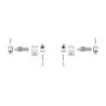 CONJUNTO BISAGRA ASIENTO WC INODORO CAIDA AMORTIGUADA AI0001200R
