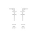 CONJUNTO BISAGRA ASIENTO WC INODORO ROCA VICTORIA ACETALICAS AI0016200R