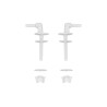 CONJUNTO BISAGRA ASIENTO WC INODORO ROCA VICTORIA ACETALICAS AI0016200R