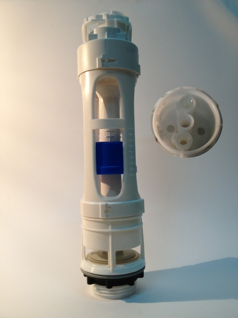 Mecanismo de descarga D2D para doble pulsador WC Inodoro Roca modelo