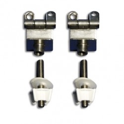 CONJUNTO BISAGRAS TAPA BIDE VICTORIA ROCA ACERO INOX AI0003000R