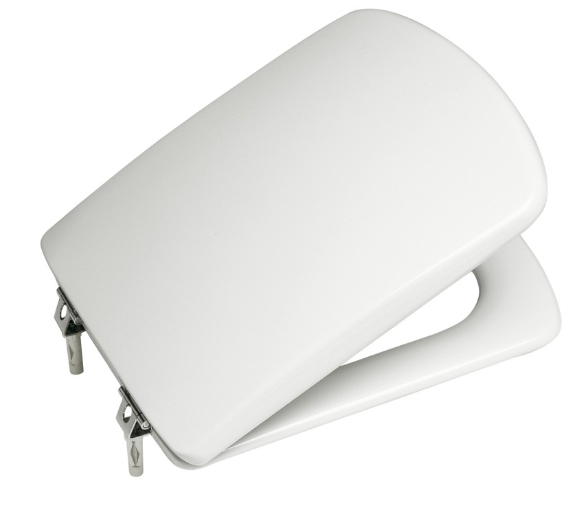 Roca Asiento de inodoro de repuesto Dama de Old Design con bisagra de barra  estándar A801327004, blanco