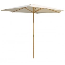 PARASOL DE MADERA NATURAL 3m