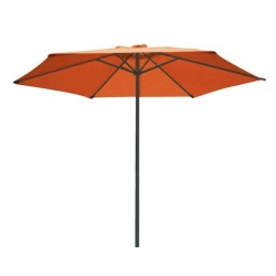 PARASOL DE ALUMINIO 3M ANTRACITA/TERRACOTA