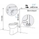 SANICOMPACT ELITE INODORO CON TRITURADOR SFA SANITRIT