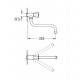 GRIFO MURAL GROHE COCINA O LAVADERO COSTA L 30484001