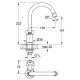 GRIFO UN AGUA LAVADERO O COCINA GROHE COSTA L