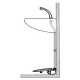 GRIFO LAVABO TEMPORIZADO PRESTO 630 PEDAL MEZCLADOR