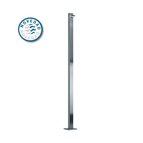 COLUMNA DUCHA EXTERIOR TEMPORIZADA INOX PRESTO