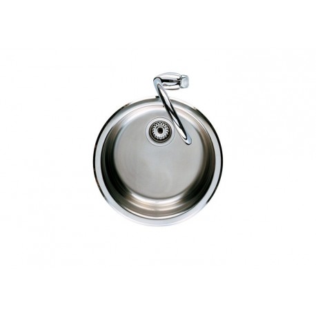 fregadero redondo acero inoxidable