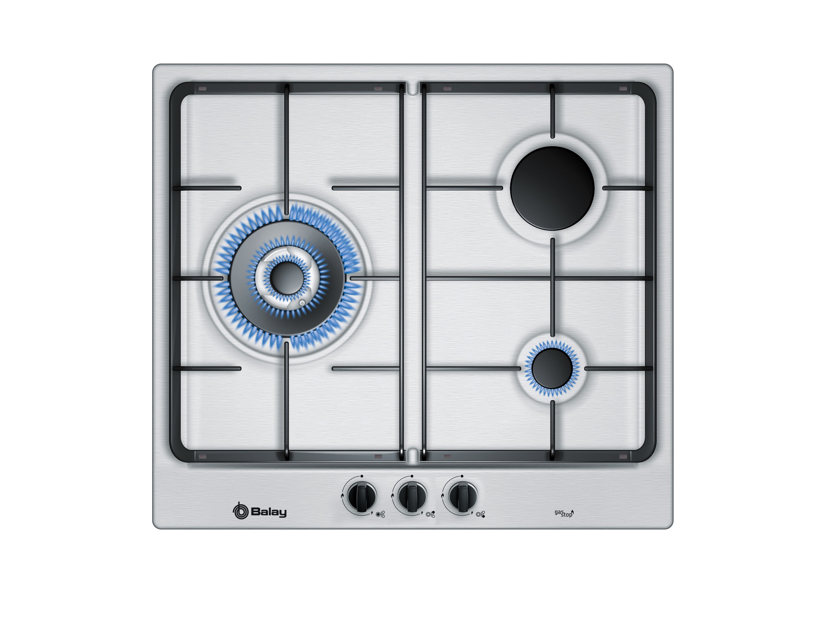ENCIMERA BALAY 3ETX395NP GAS NATURAL INOX TRES FUEGOS