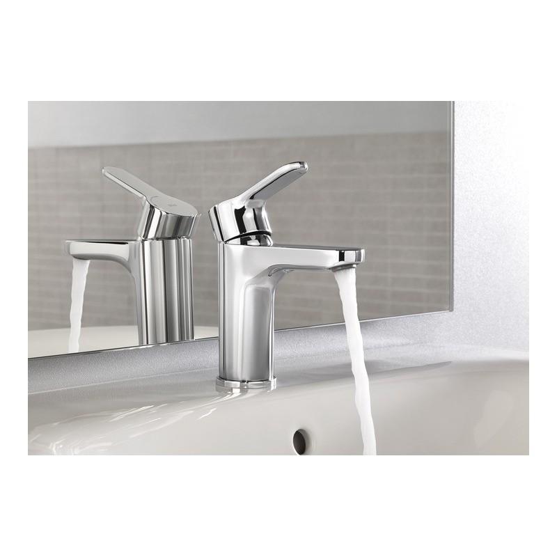 ROCA A5A3K09C00 L20 Grifo Monomando Lavabo Coldstart Cuerpo Liso Cromo —  Bañoidea