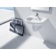 LAVABO PEDESTAL/SEMIPEDESTAL MERIDIAN 600X460 ROCA