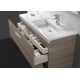 LAVABO ASIMETRICO 900X450 MURAL O SOBREMUEBLE PRISMA ROCA DERECHA O IZQUIERDA