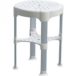 TABURETE DE PLASTICO PARA BAÑO AJUSTABLE TRES 034.636.29