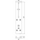 COLUMNA DE DUCHA TERMOSTATICA LEX-D TRES