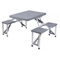 MESA PICNIC PLEGABLE CON BANCOS INTEGRADOS