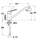 GRIFO TEKA CAÑO BAJO MT PLUS MTP 913 CROMO 469130200