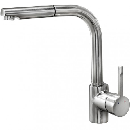 GRIFO TEKA CAÑO ALTO EXTRAIBLE ARK 938 INOX 239381200