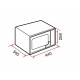 MICROONDAS TEKA MW 225 G BLANCO LIBRE INSTALACION 40590480