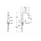 GRIFO ELECTRONICO LAVABO LOFT-E ROCA UN AGUA ALIMENTACION PILAS A5A4243C00