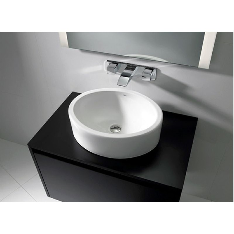 Lavabo de porcelana de sobre encimera Roca A32722E000